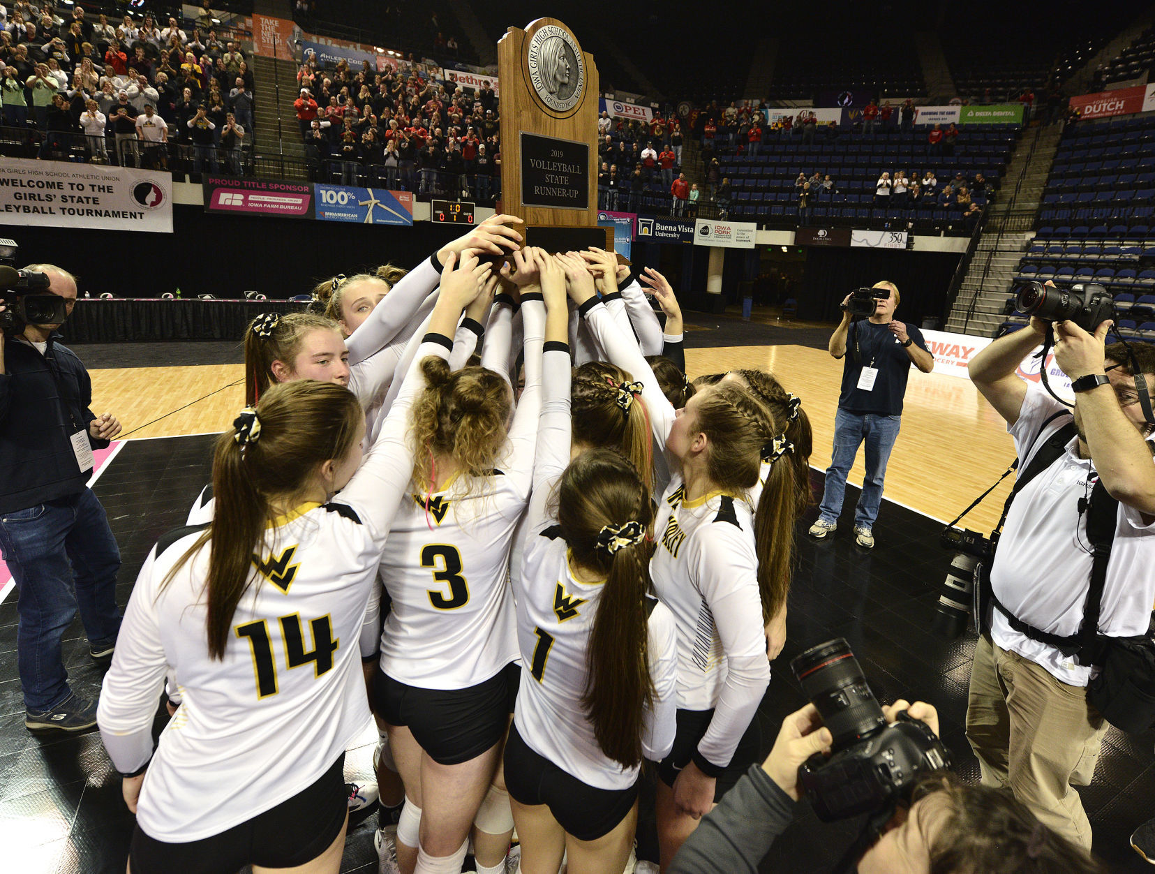 Wapsie Valley vs Sidney state volleyball